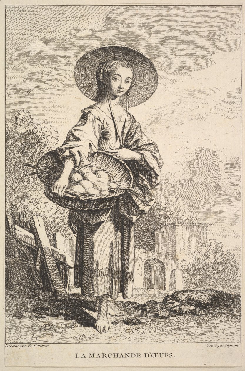 Kupiec jaj, 1741-63. autorstwa John Ingram