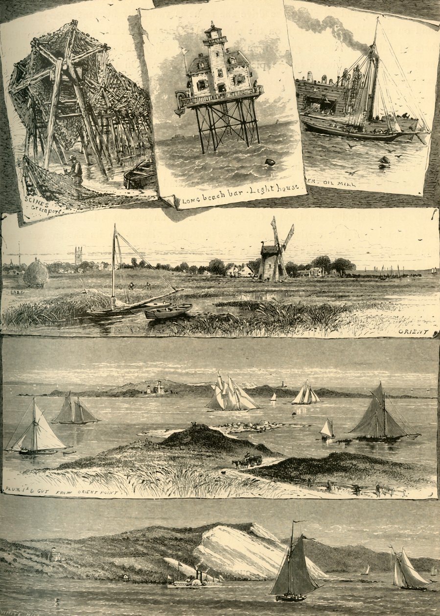 „Wschodnie sceny z Long Island”, 1872. autorstwa John J. Harley