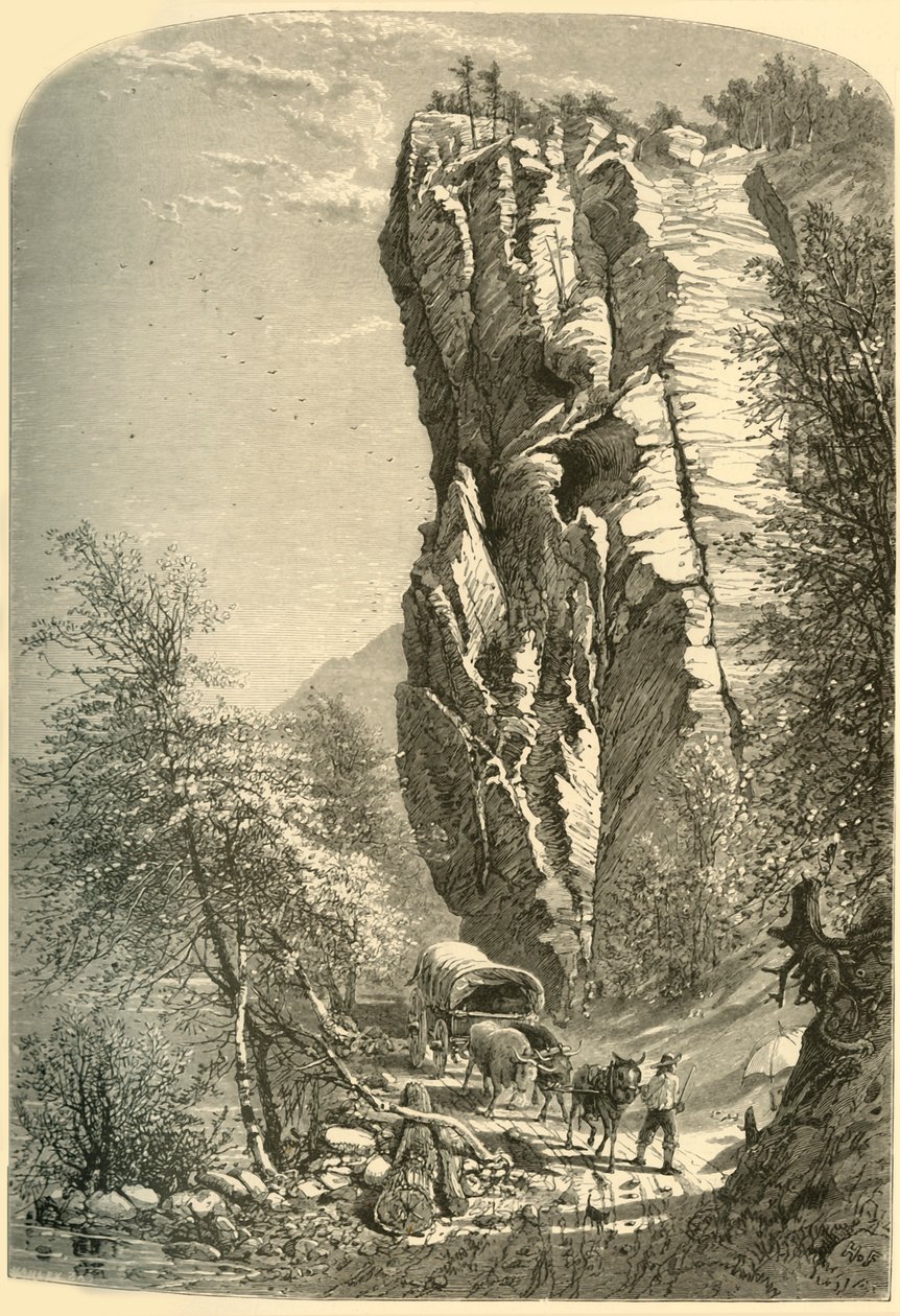 „Skok kochanków – o wschodzie słońca”, 1872. autorstwa John J. Harley