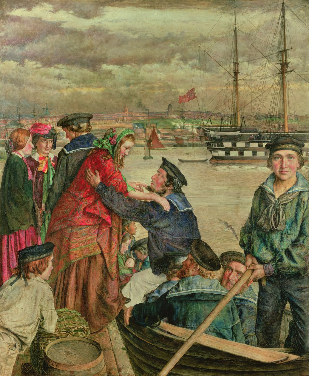 Zakochani i żony, 1860 autorstwa John J. Lee