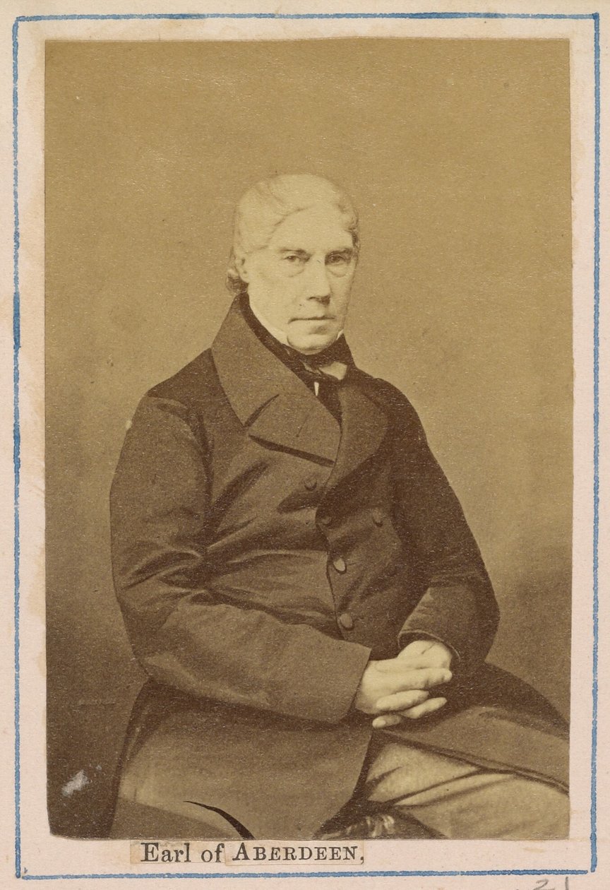 [George Hamilton Gordon, 4. hrabia Aberdeen]. autorstwa John Jabez Edwin Mayall