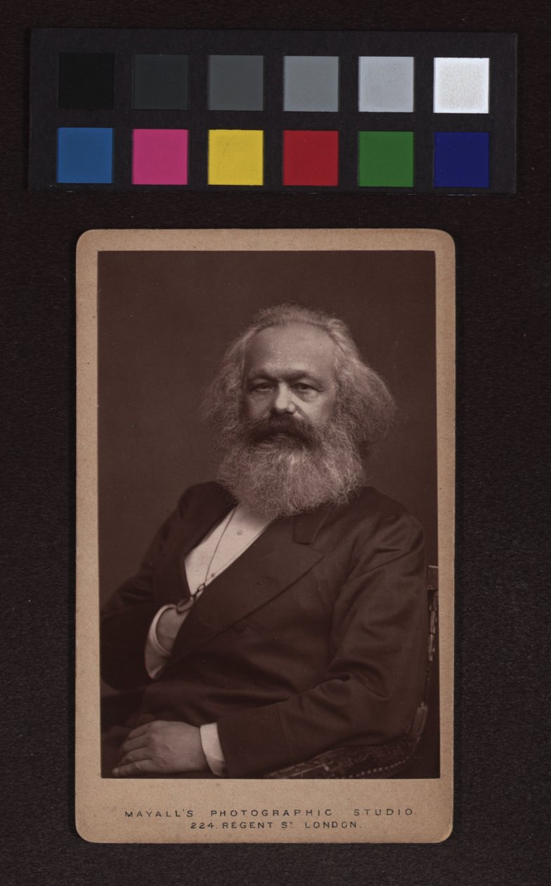 Karol Marks (1818–1883), filozof, ekonomista, myśliciel polityczny autorstwa John Jabez Edwin Mayall