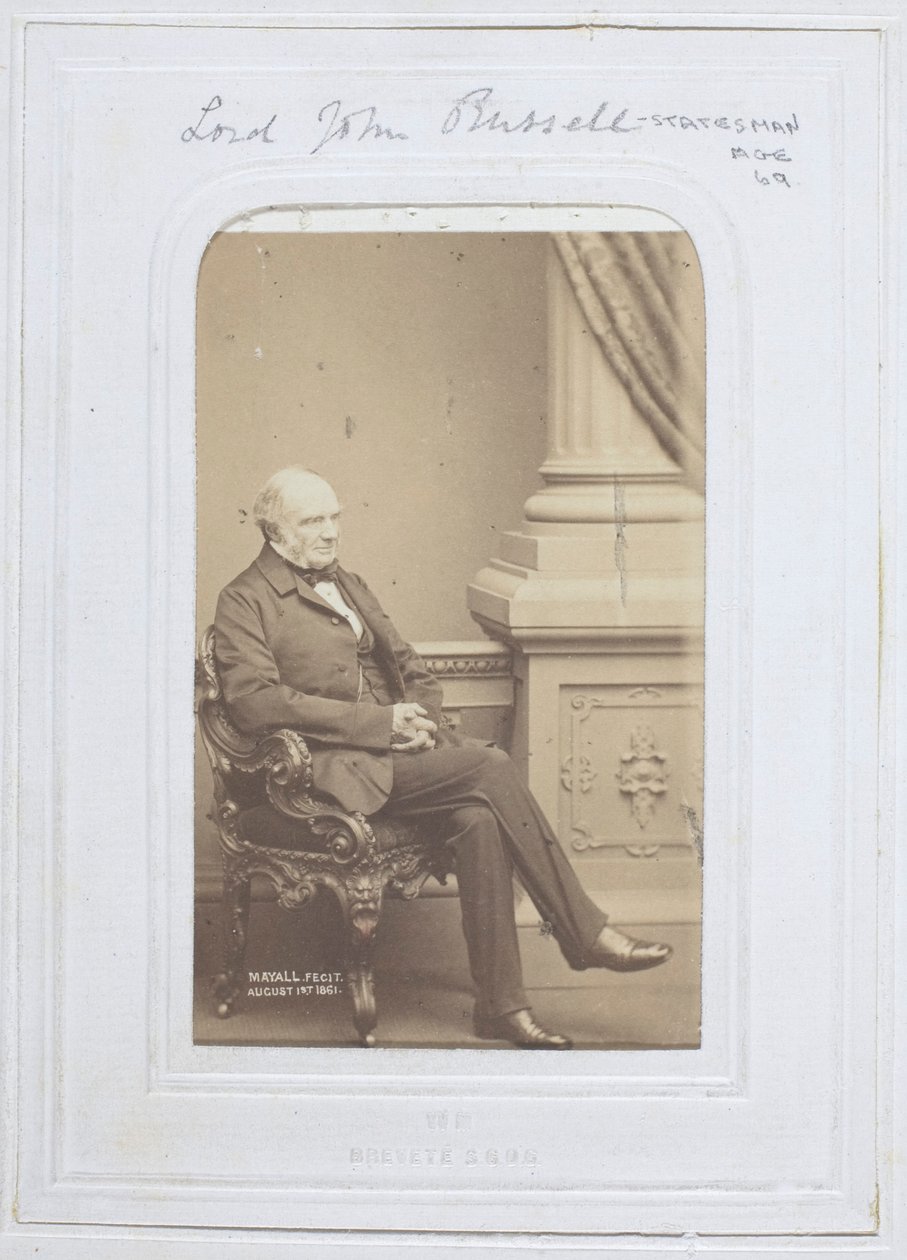 Lord John Russell autorstwa John Jabez Edwin Mayall