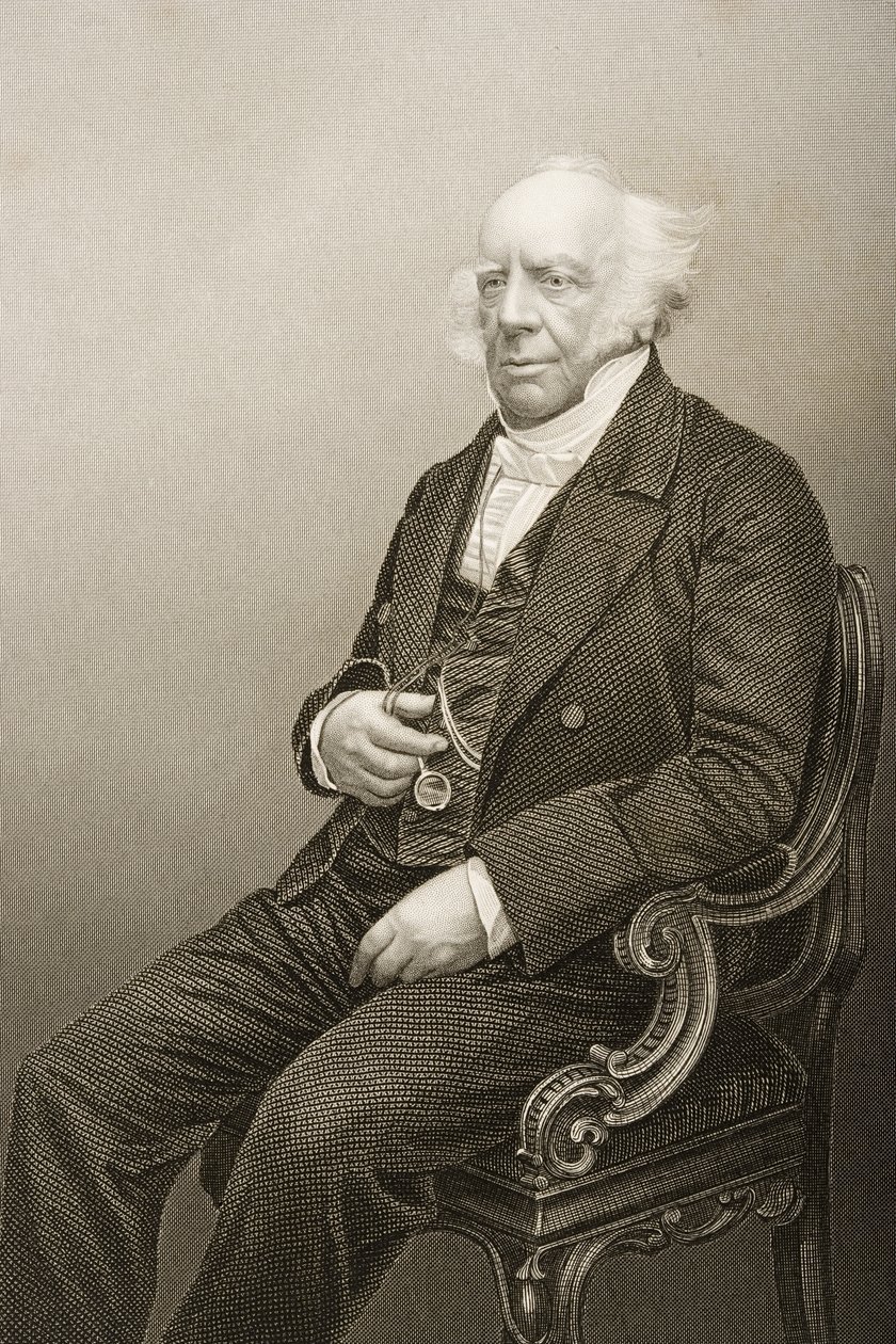 Andrew Reed (1788-1862) grawerowany przez D.J. Pound z fotografii, z „The Drawing-Room of Eminent Personages, Volume 2”, wydanej w Londynie, 1860 autorstwa John Jabez Edwin Paisley Mayall