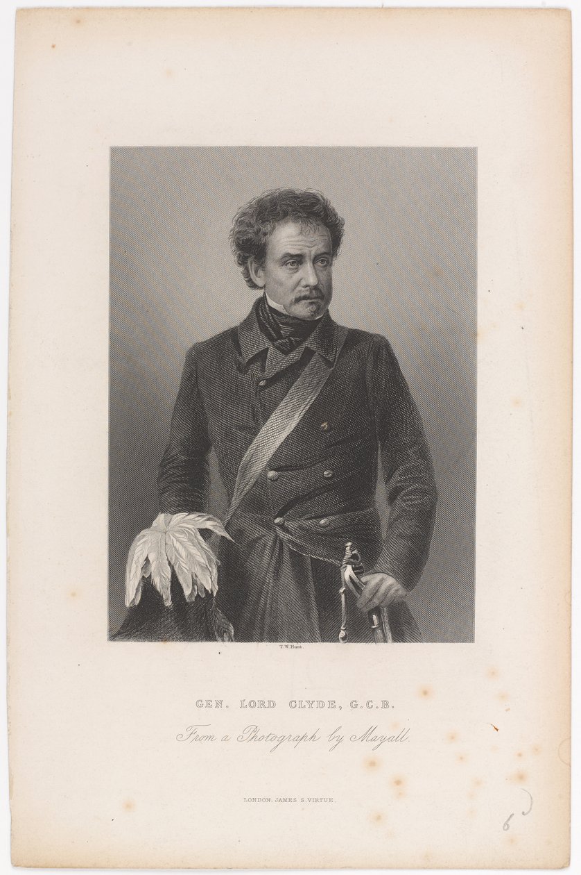 ?Gen. Lord Clyde, G.C.B.?, 1856 ok autorstwa John Jabez Edwin Paisley Mayall
