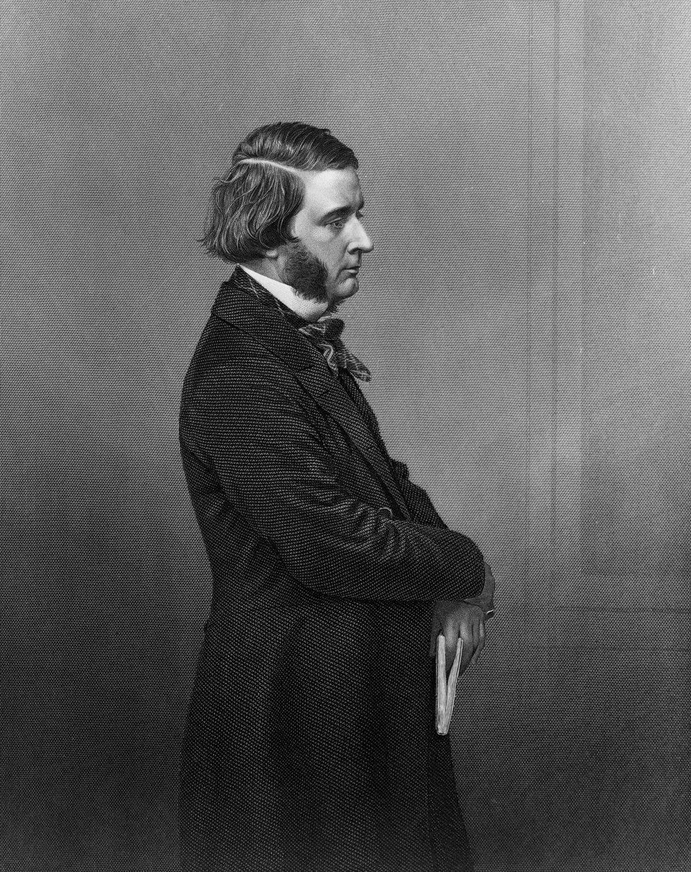 James Ward RA, „Galeria portretów wybitnych osobistości w salonie”, ryt. D. J Pound autorstwa John Jabez Edwin Paisley Mayall