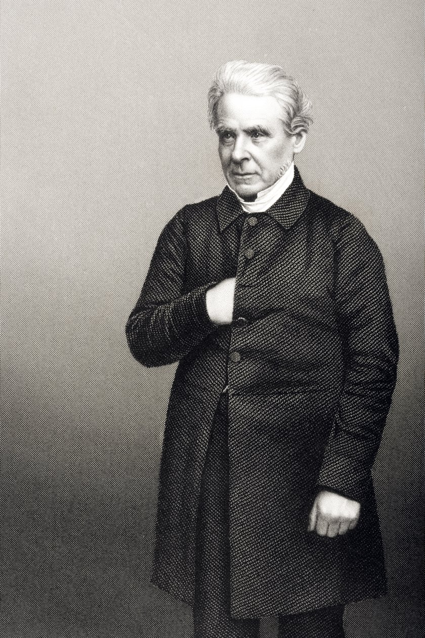 Wielebny Thomas Dale (1797-1870) grawerowany przez D.J. Pound z fotografii, z „The Drawing-Room of Eminent Personages, Volume 2”, wydanej w Londynie, 1860 autorstwa John Jabez Edwin Paisley Mayall