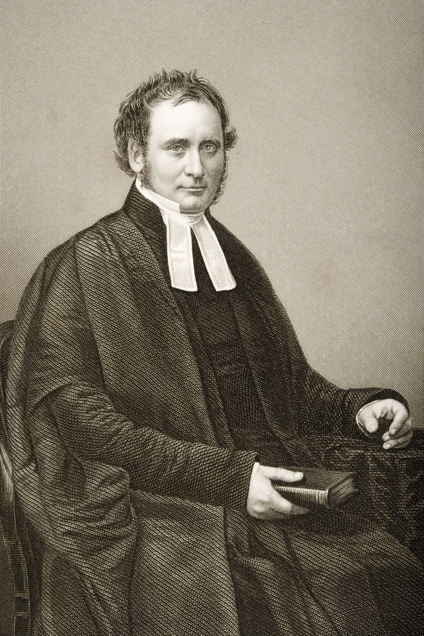Robert Bickersteth (1816-84) grawerowany przez D.J. Pound z fotografii, z „The Drawing-Room of Eminent Personages, Volume 2”, wydanej w Londynie, 1860 autorstwa John Jabez Edwin Paisley Mayall