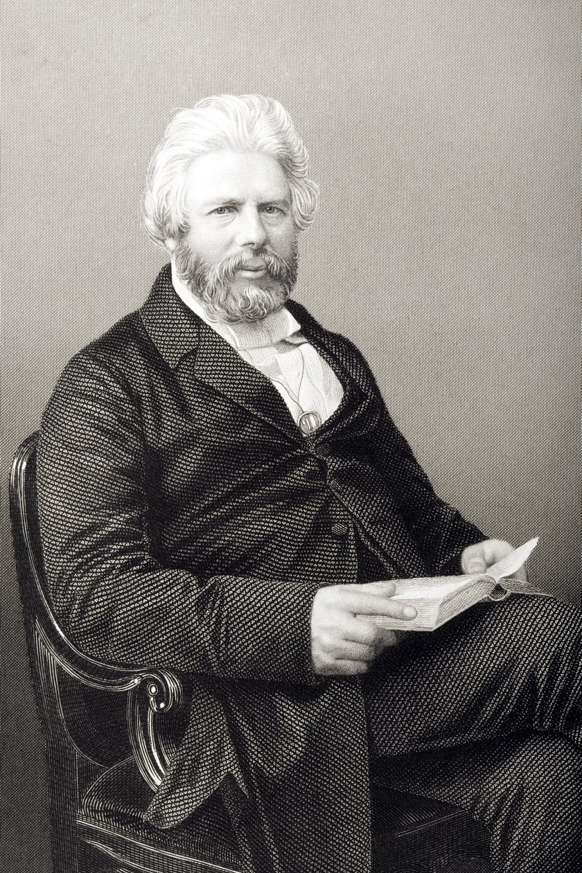 Robert Chambers (1802-71) grawerowany przez D.J. Pound z fotografii, z „The Drawing-Room of Eminent Personages, Volume 2”, wydanej w Londynie, 1860 autorstwa John Jabez Edwin Paisley Mayall