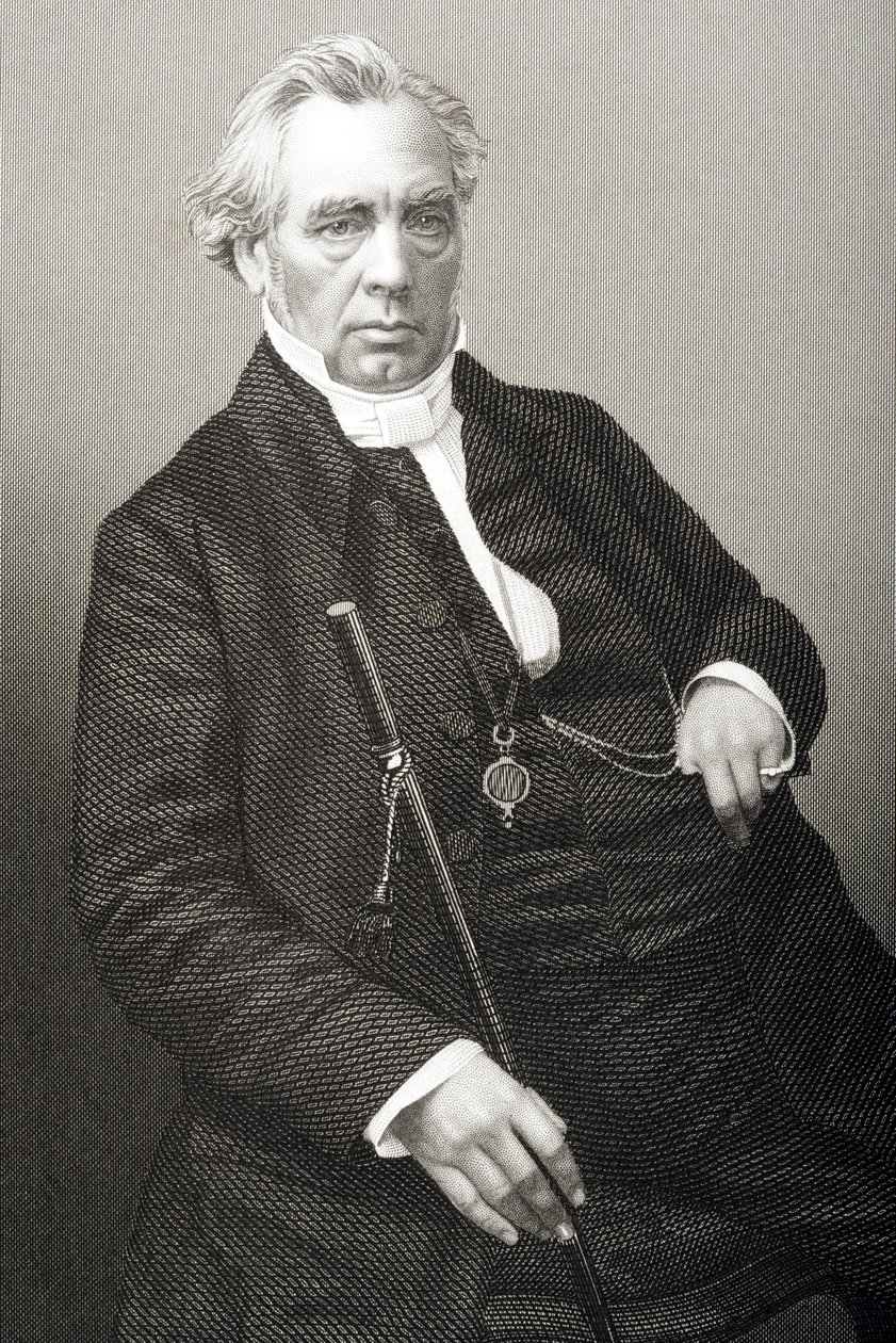 Samuel Dousland Waddy (1804-76) wyryty przez D.J. Pounda z fotografii, z "The Drawing-Room of Eminent Personages, Volume 2", wydanej w Londynie, 1860 r. autorstwa John Jabez Edwin Paisley Mayall