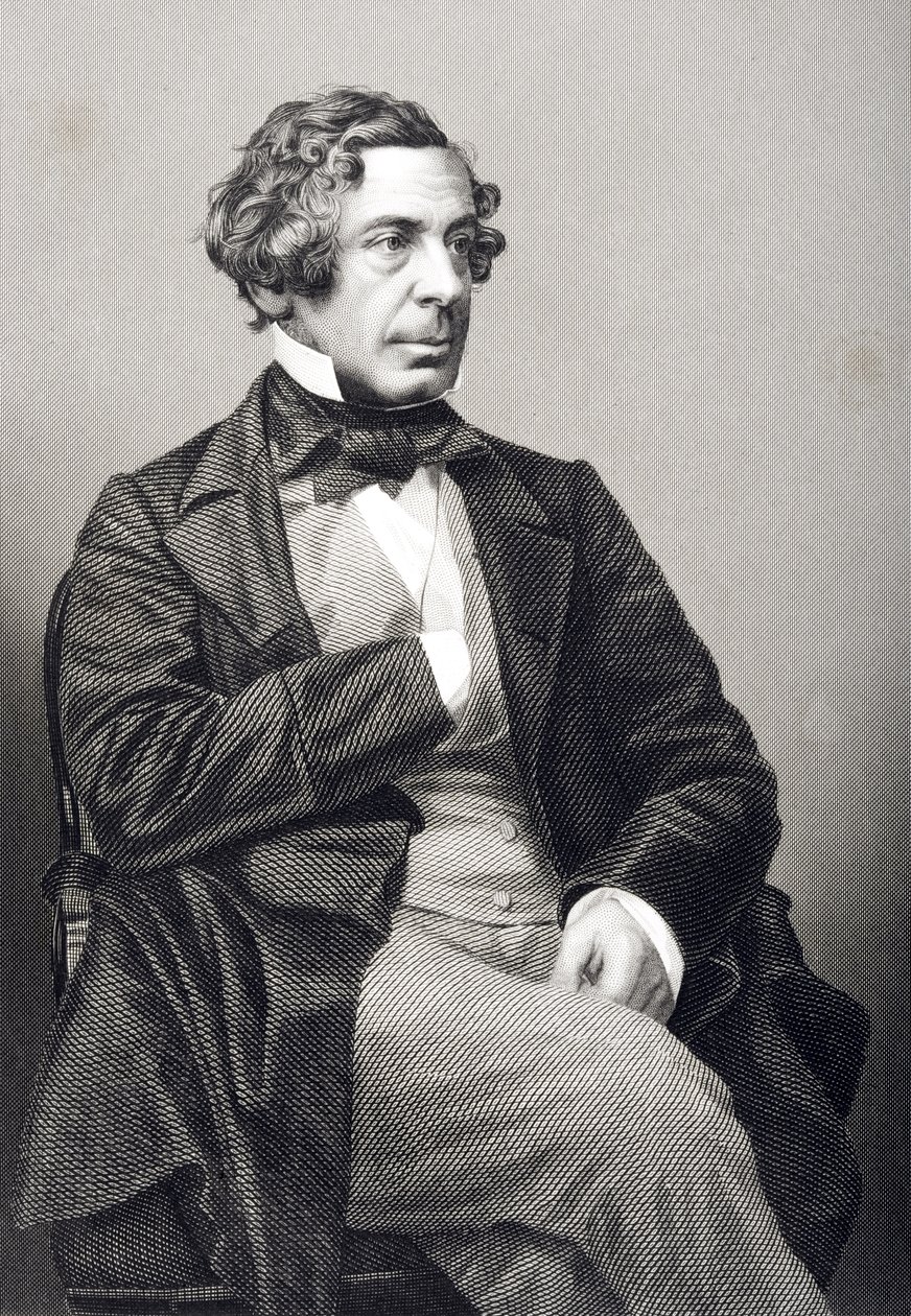 Samuel Warren (1807-77) rytowany przez D.J. Pound z fotografii, z „The Drawing-Room of Eminent Personages, Volume 2”, wydanej w Londynie, 1860 autorstwa John Jabez Edwin Paisley Mayall