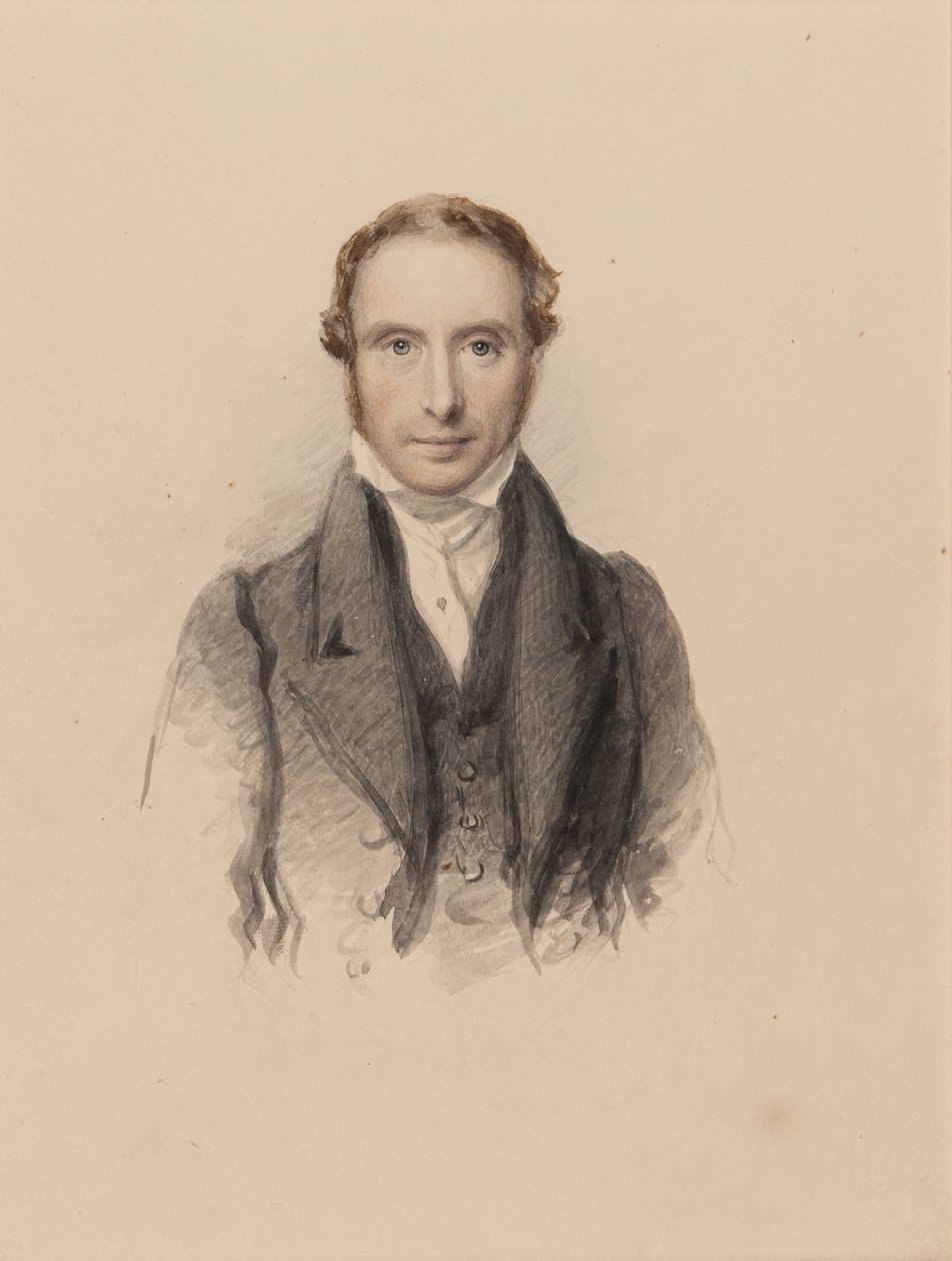 Portret Samuela Prouta, ok. 1820 (wc na papierze) autorstwa John Jackson
