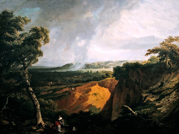 Dolina autorstwa John James Chalon