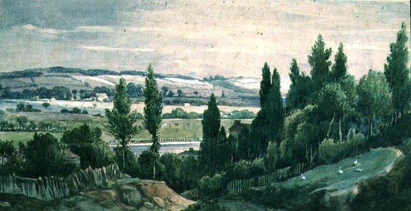 Hampstead Heath autorstwa John James Chalon