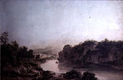 Scena rzeczna autorstwa John James Chalon