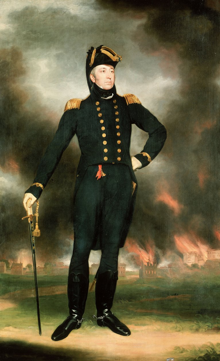 Kontradmirał Sir George Cockburn (1772-1853), ok. 1817 (olej na płótnie) autorstwa John James Halls