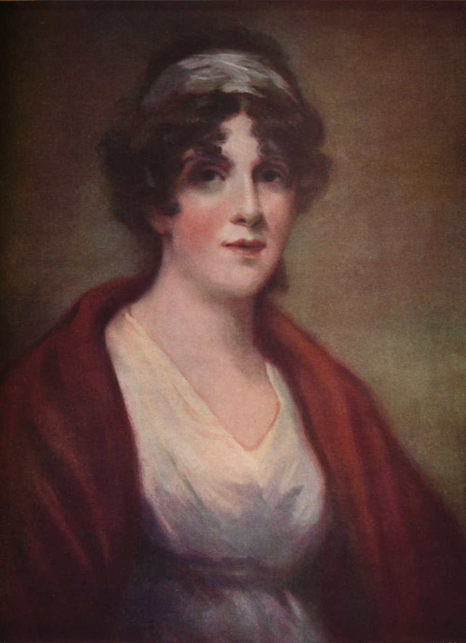 Portret panny Mary Reynolds, pani Houlthurst, 1809, 1922 autorstwa John James Masquerier