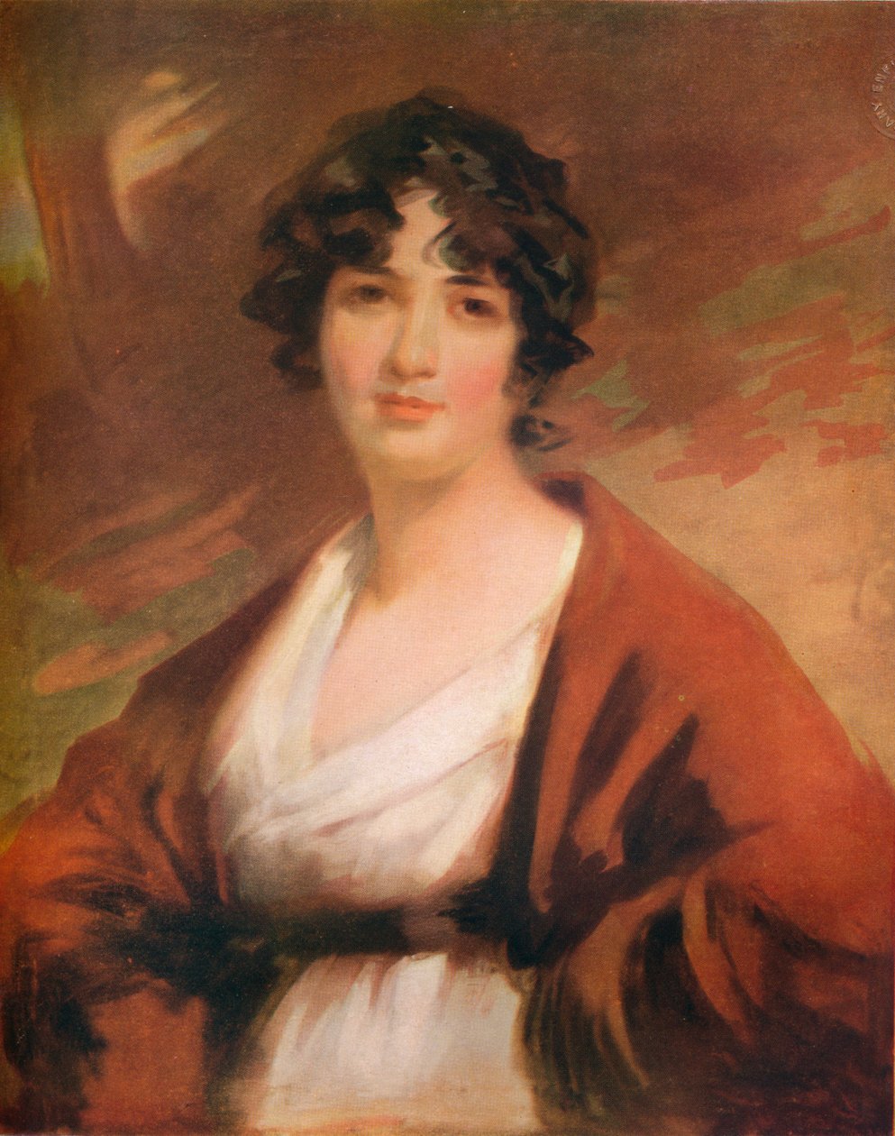 Portret pani Kenyon, 1807, 1919 autorstwa John James Masquerier