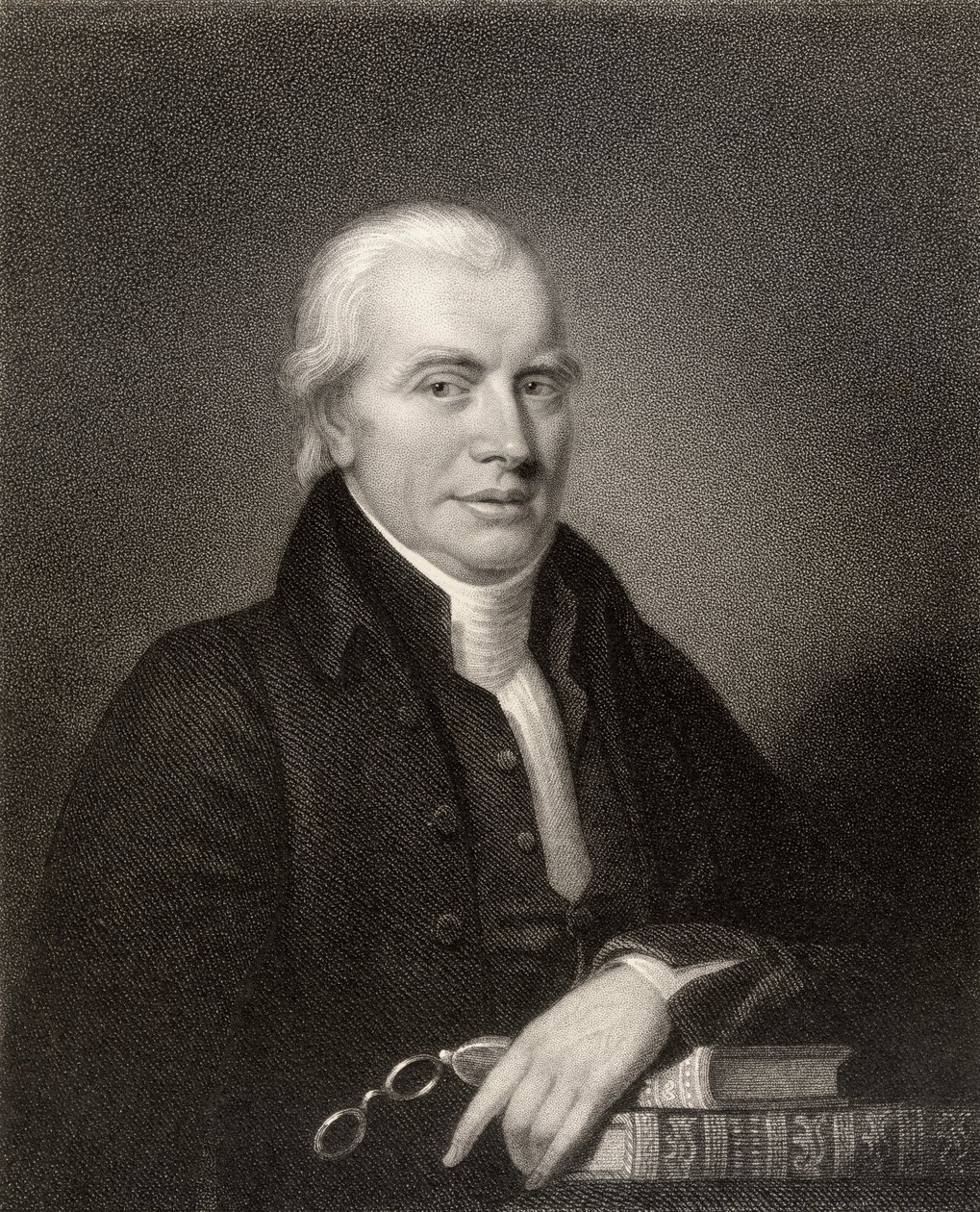 Adam Clarke, sztych. J. Thomson, z „Narodowej Galerii Portretów, tom III”, wydana ok. 1835 autorstwa John Jenkinson