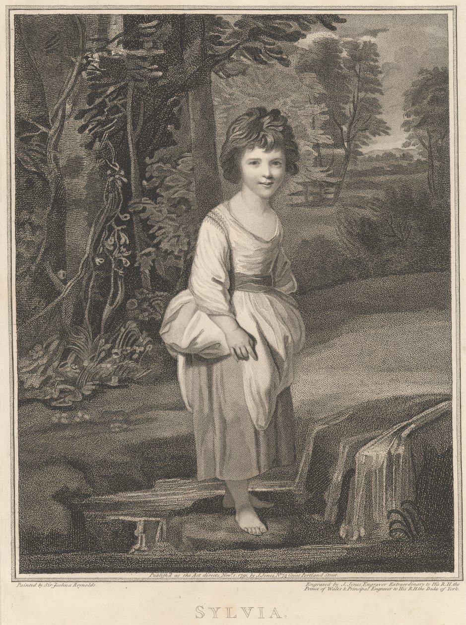 Lady Gertrude Fitzpatrick jako Sylwia autorstwa John Jones