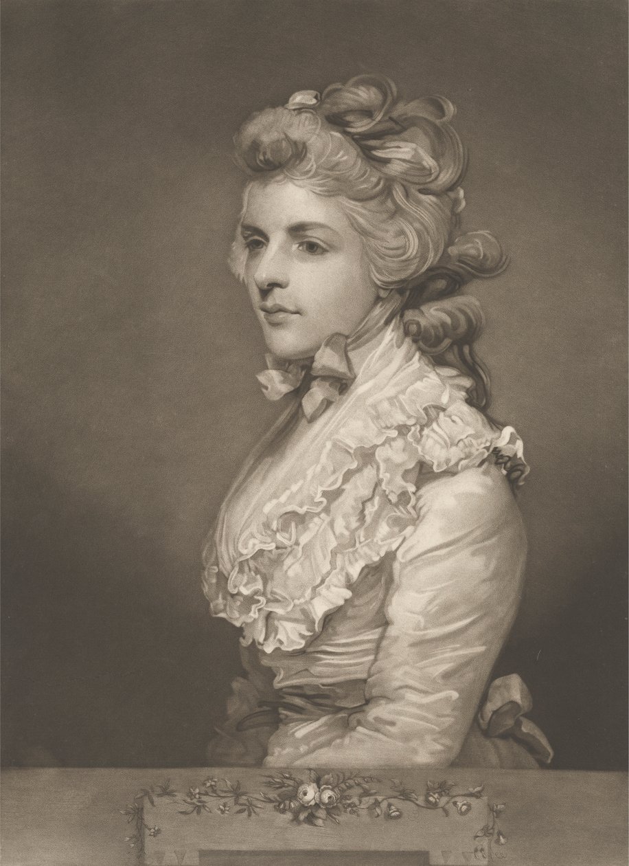 Panna Frances Kemble autorstwa John Jones