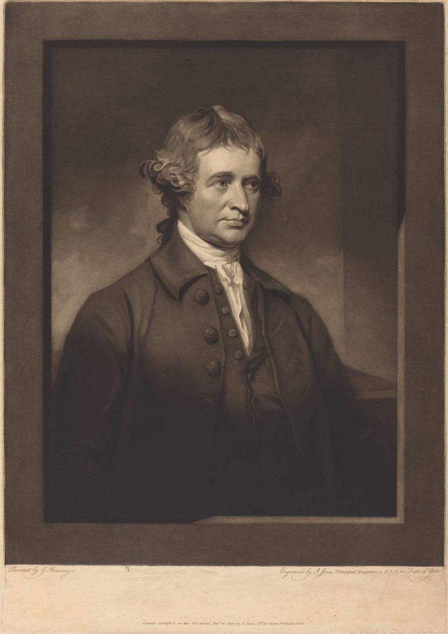 Edmund Burke autorstwa John Jones after George Romney