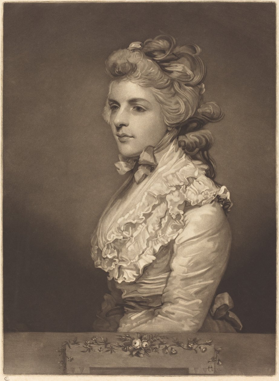 Panna Kemble w białej sukni autorstwa John Jones after Sir Joshua Reynolds