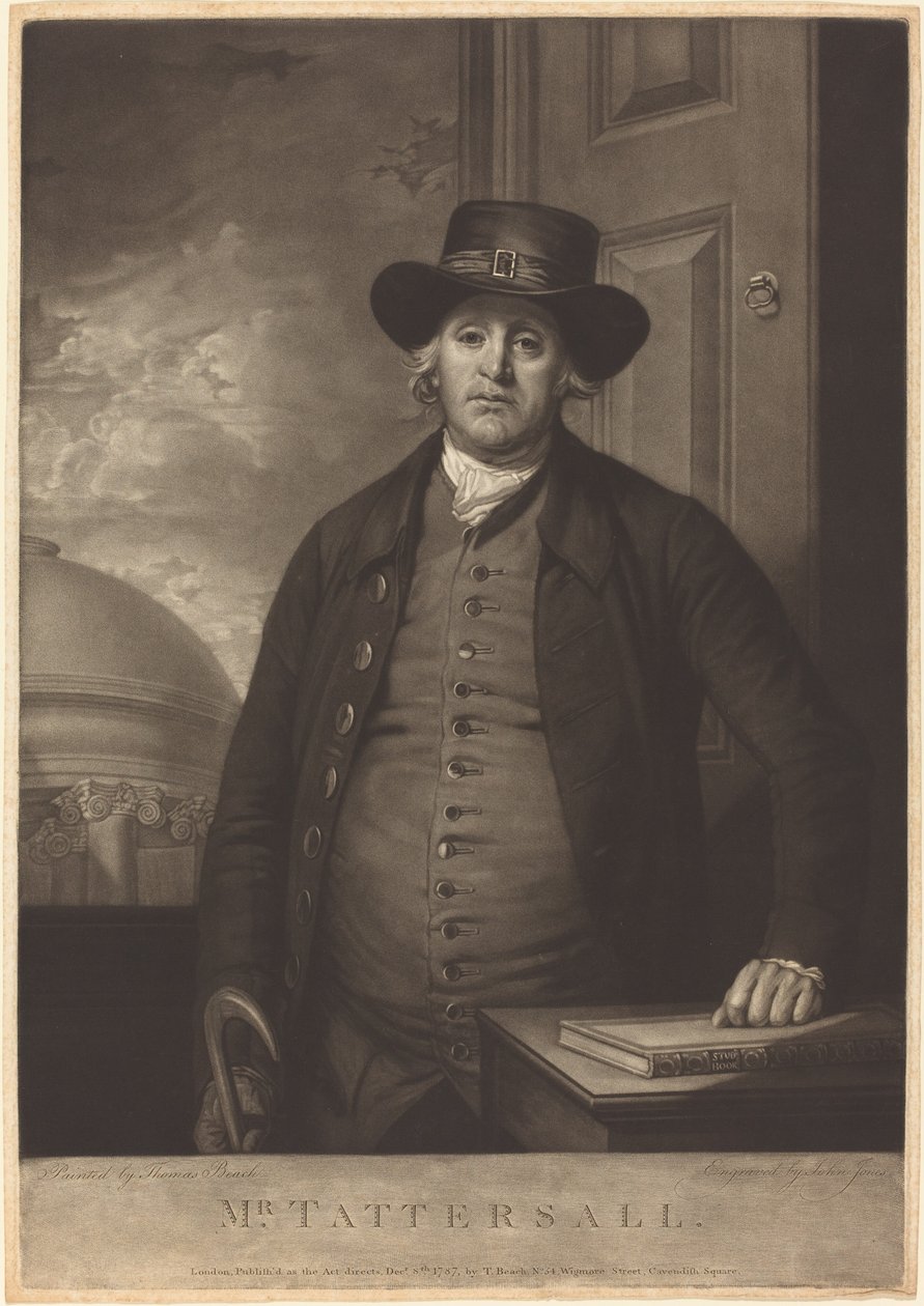 Richard Tattersall autorstwa John Jones after Thomas Beach
