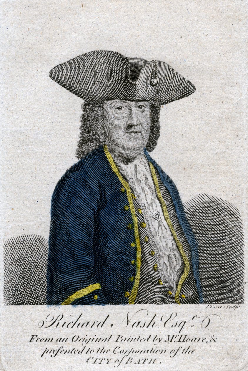 Richard Beau Nash, brytyjski dandys, XVIII wiek. autorstwa John June