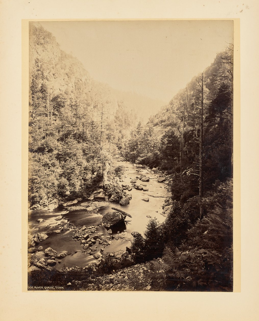 Doe River Gorge, Tennessee autorstwa John K. Hillers