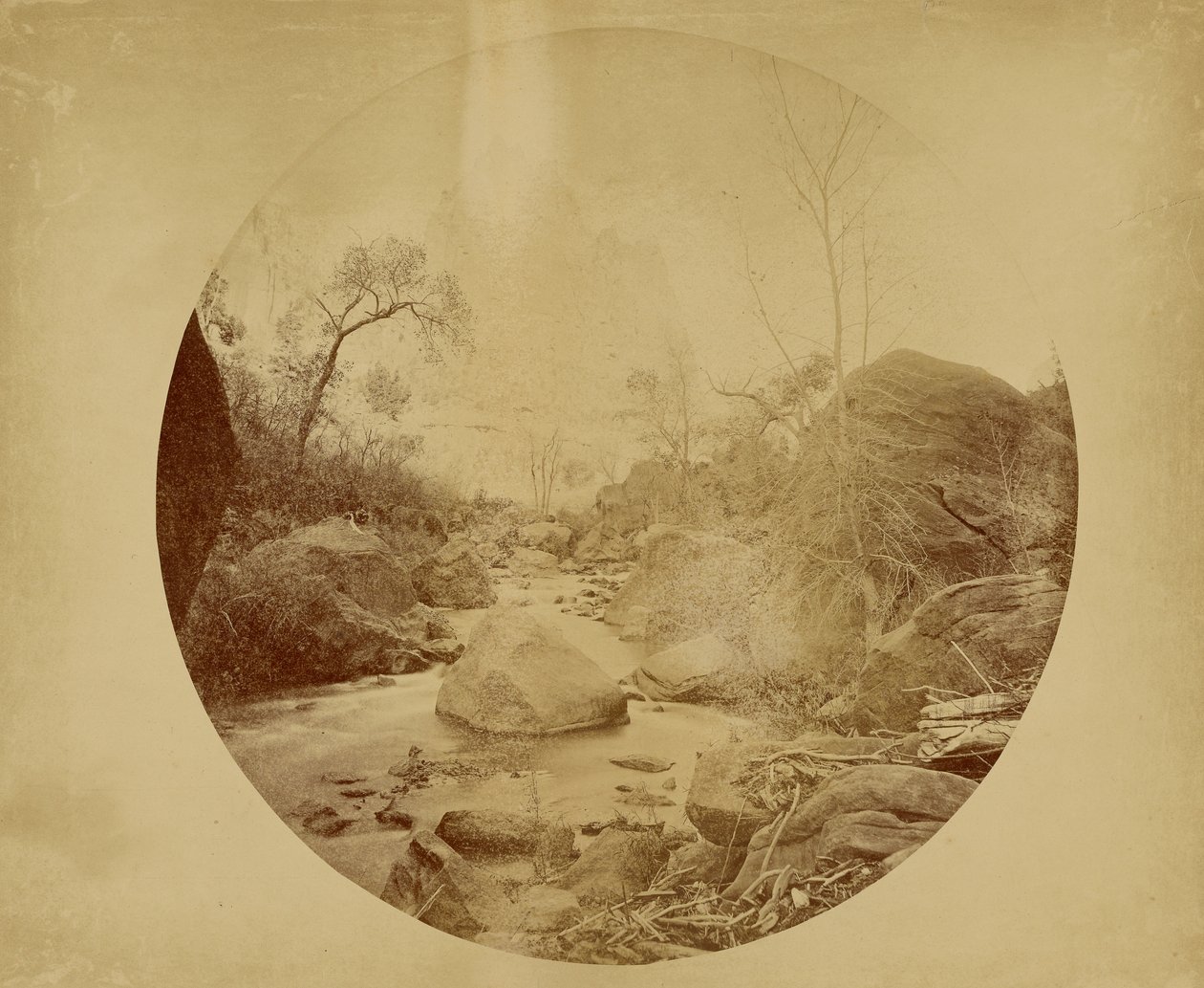 Eagle Crag - wieczór autorstwa John K. Hillers