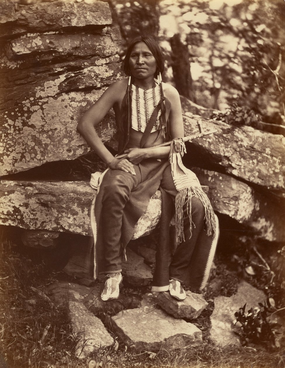 [Mały Niedźwiadek, Cheyenne] autorstwa John K. Hillers