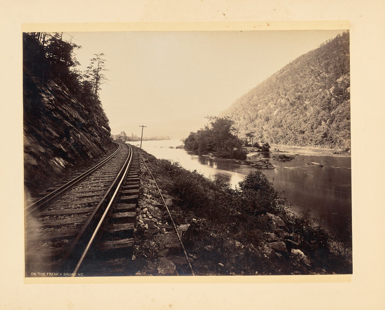 Na rzece French Broad, Karolina Północna autorstwa John K. Hillers