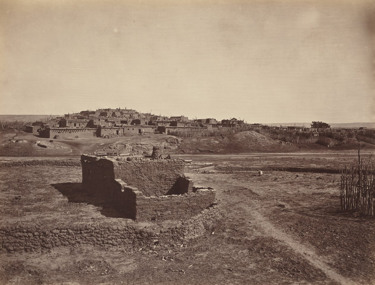 Pueblo Zuni autorstwa John K. Hillers