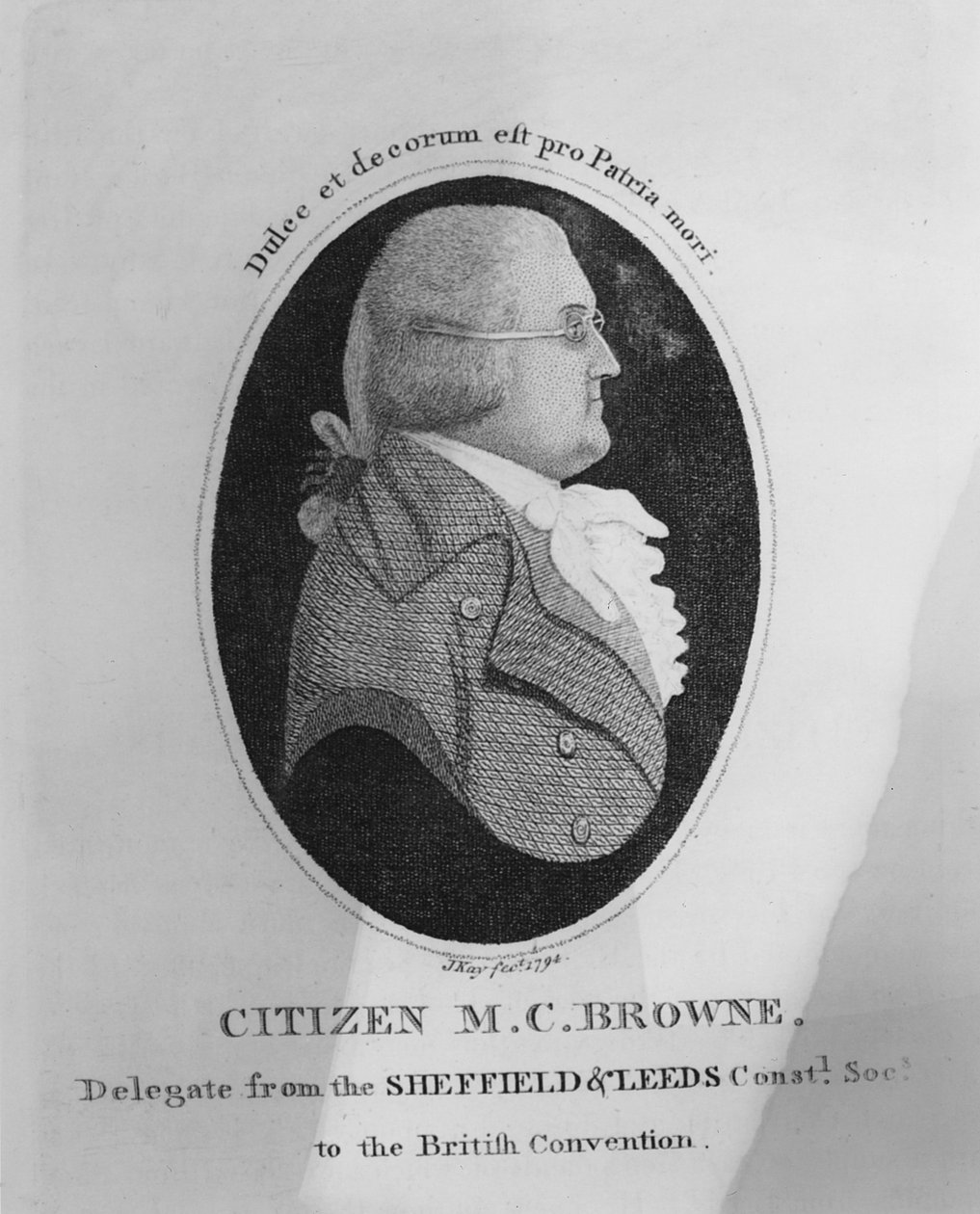 Obywatel M.C.Browne, 1794 autorstwa John Kay