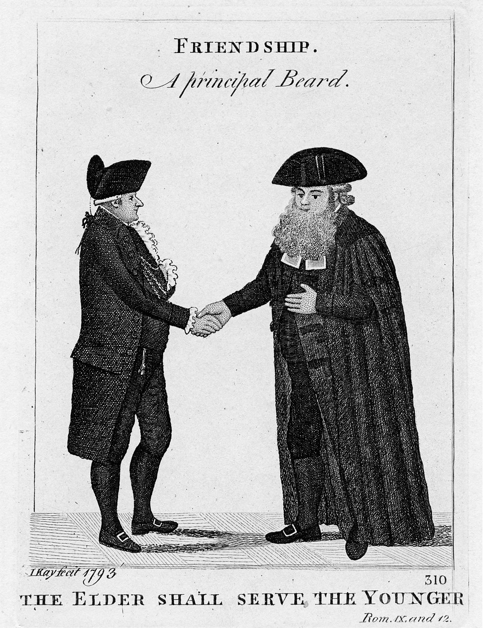 Przyjaźń - główna broda 1793 autorstwa John Kay