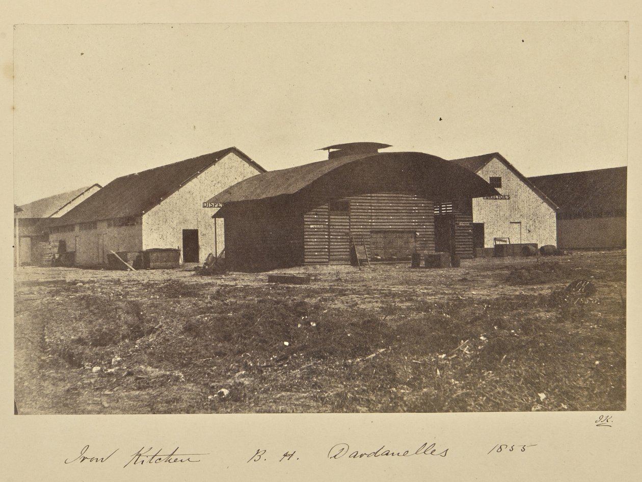 Żelazna kuchnia, B.H. Dardanele 1855 autorstwa John Kirk