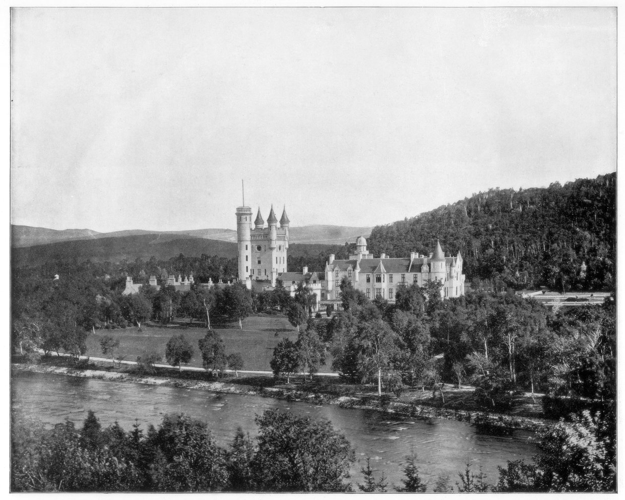 Zamek Balmoral, Szkocja, koniec XIX wieku autorstwa John L. Stoddard