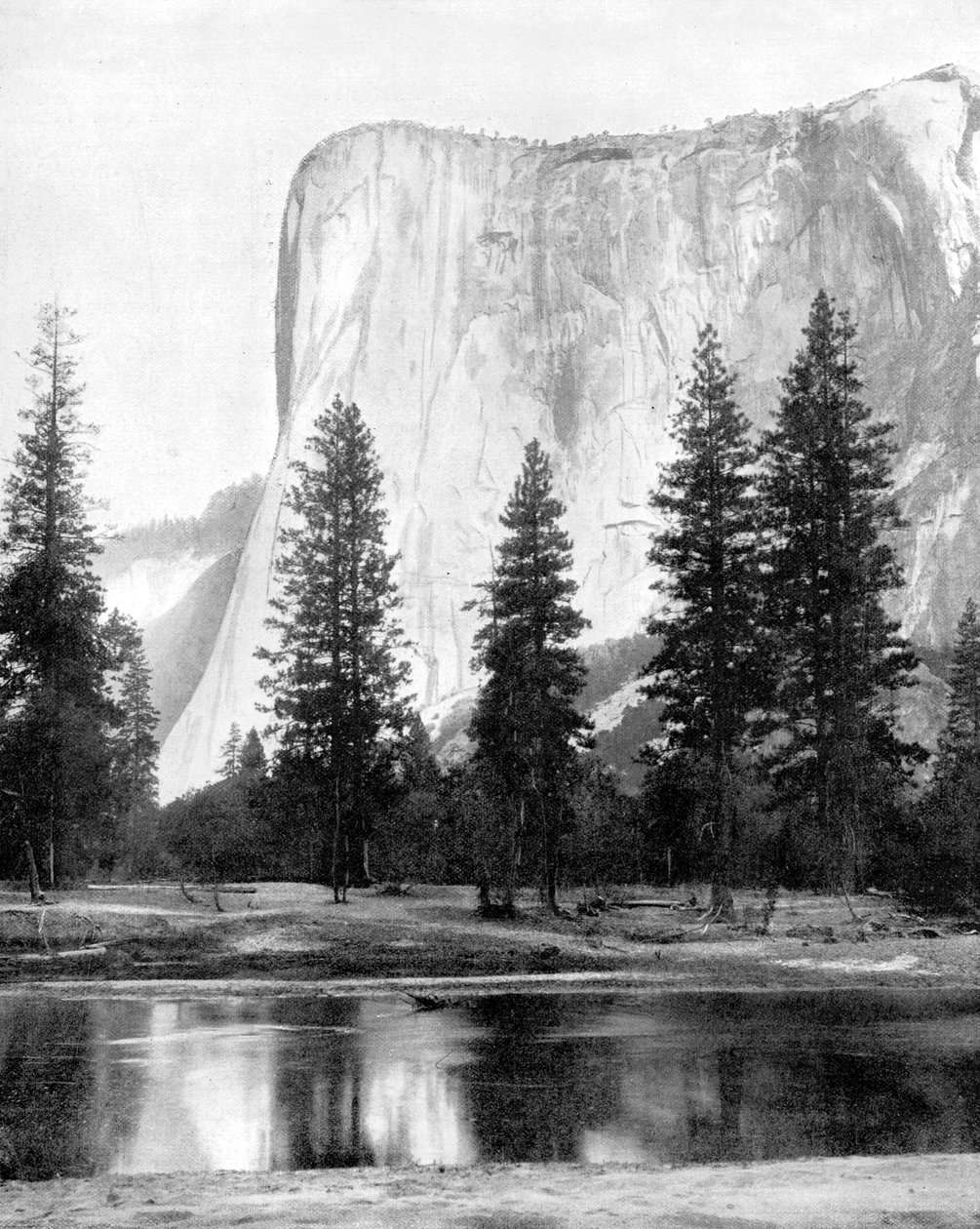 El Capitan, Yosemite Valley, Kalifornia, USA, 1893. autorstwa John L. Stoddard