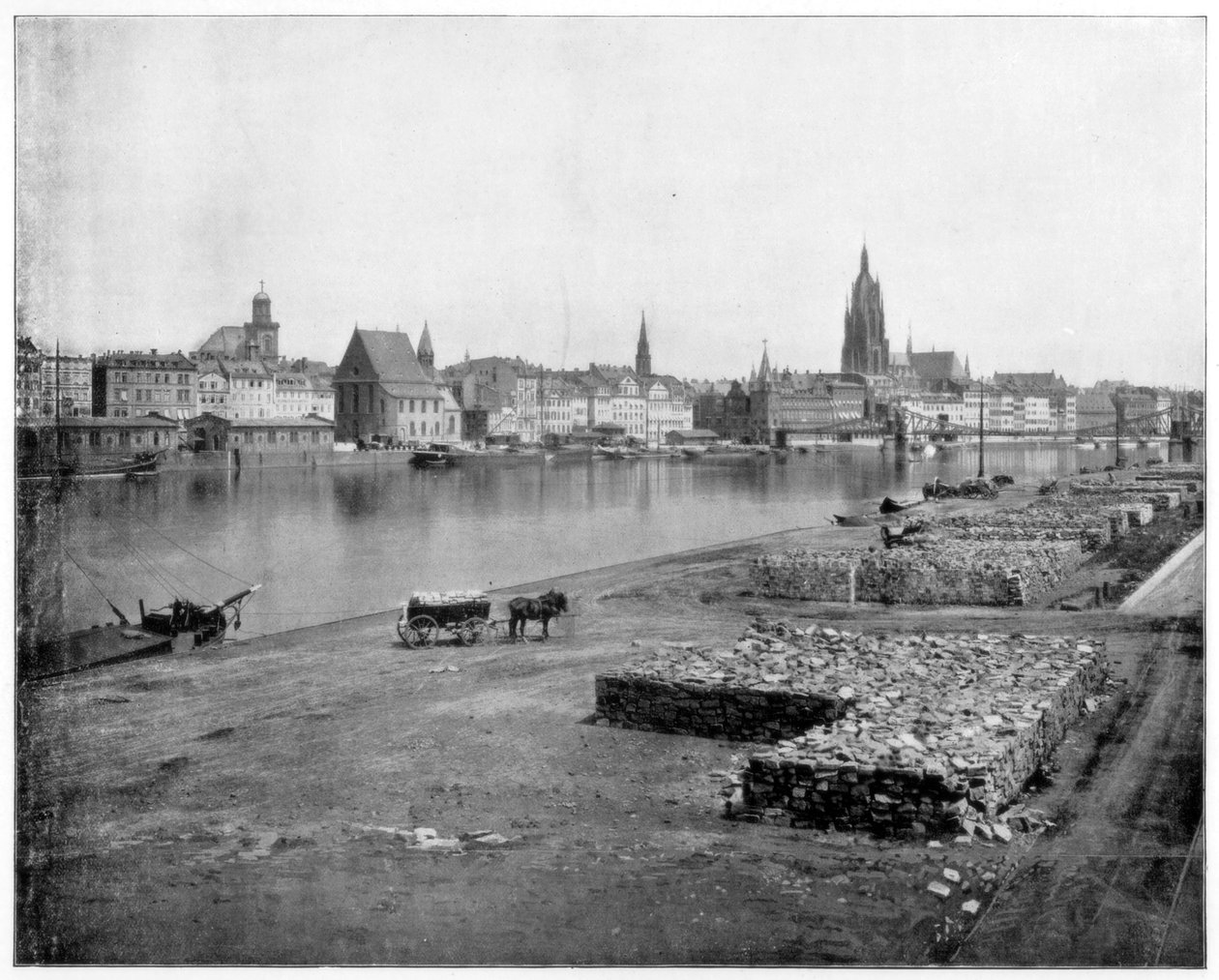 Frankfurt, Niemcy, koniec XIX wieku autorstwa John L. Stoddard