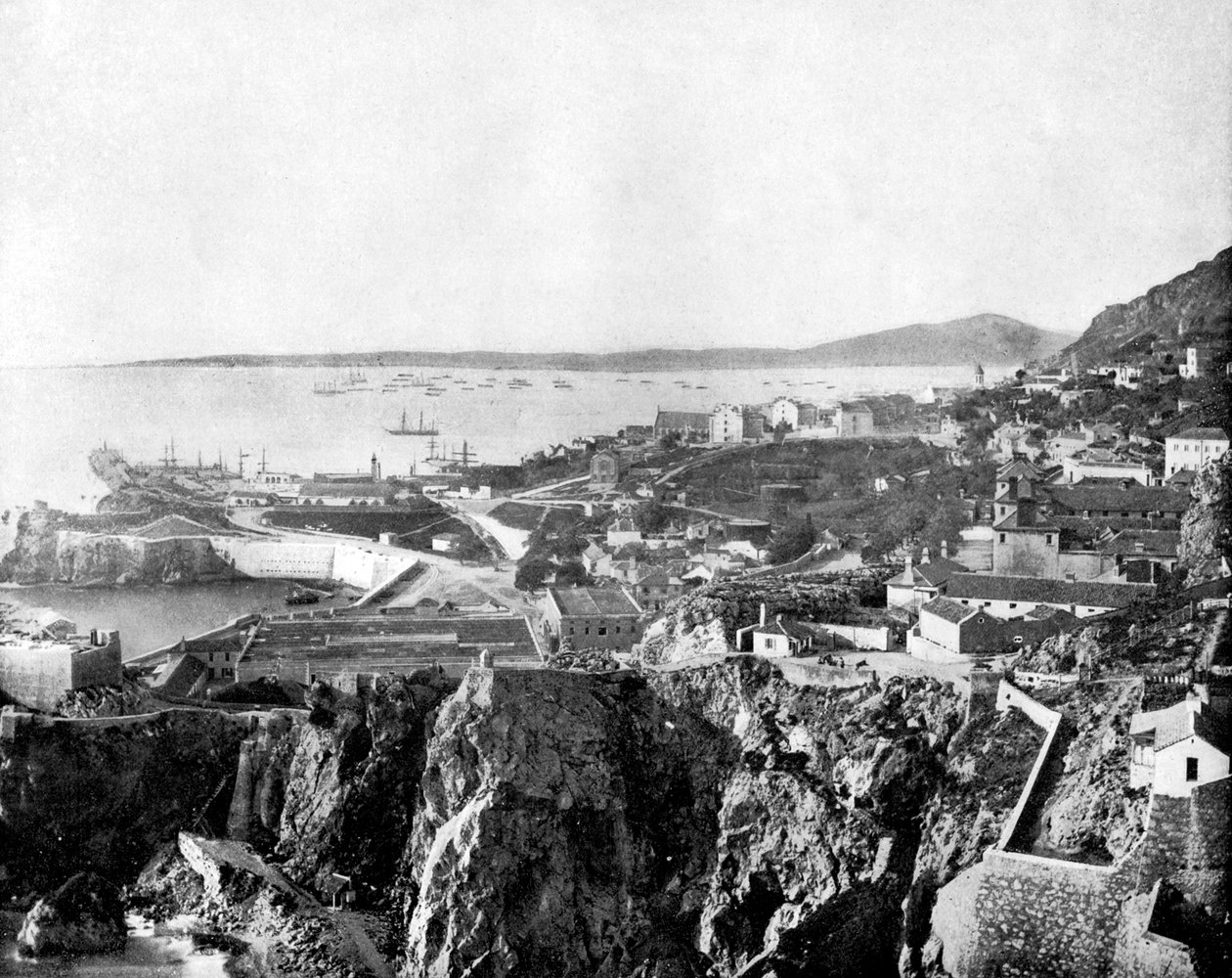 Gibraltar, 1893. autorstwa John L. Stoddard