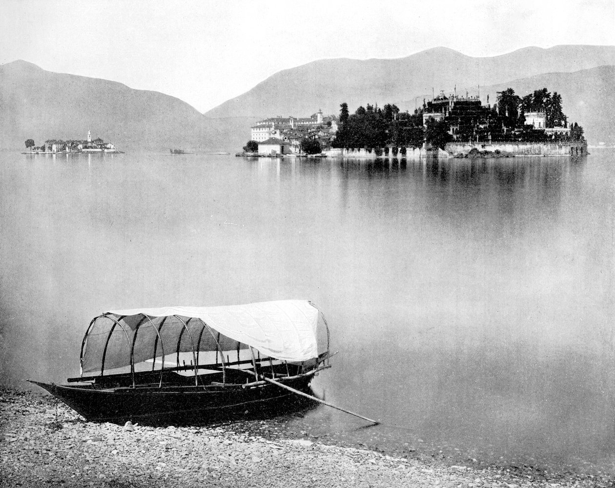 Jezioro Maggiore, Isola Bella, Włochy, 1893. autorstwa John L. Stoddard