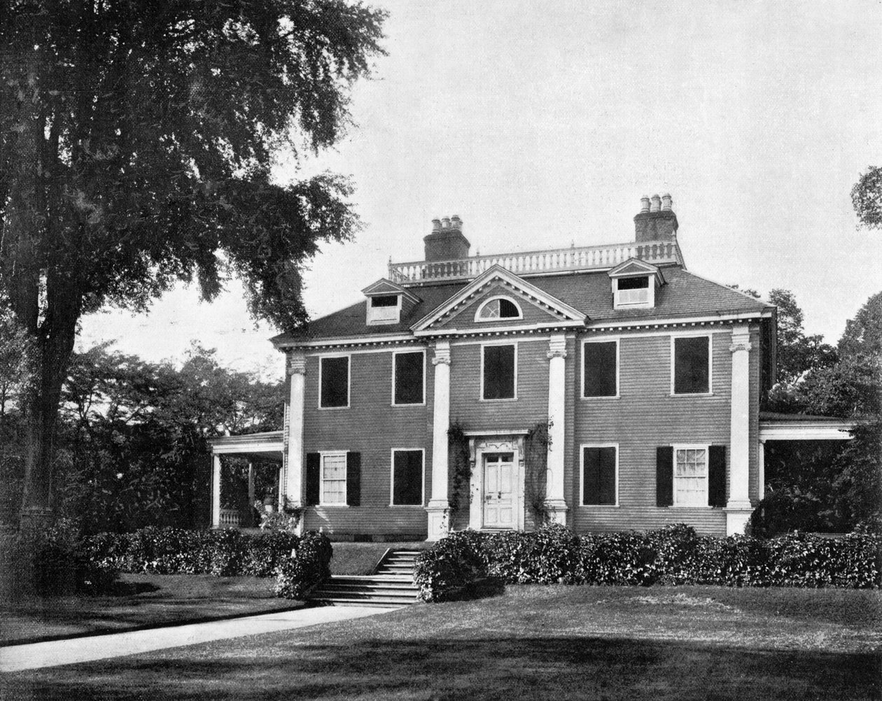 Longfellows House, Cambridge, Massachusetts, USA, 1893. autorstwa John L. Stoddard