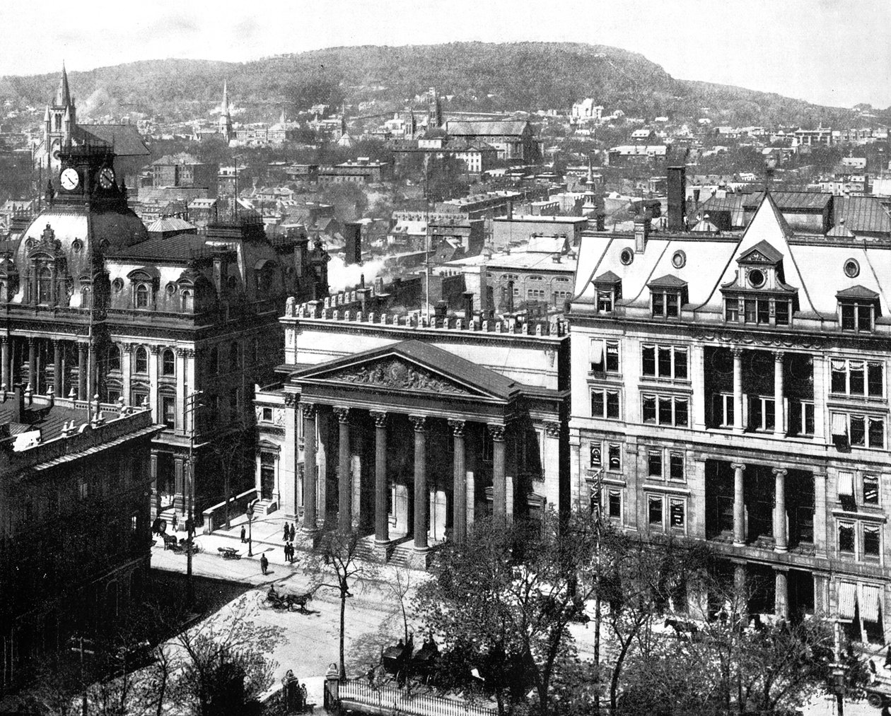 Montreal i Mount Royal, Kanada, 1893. autorstwa John L. Stoddard