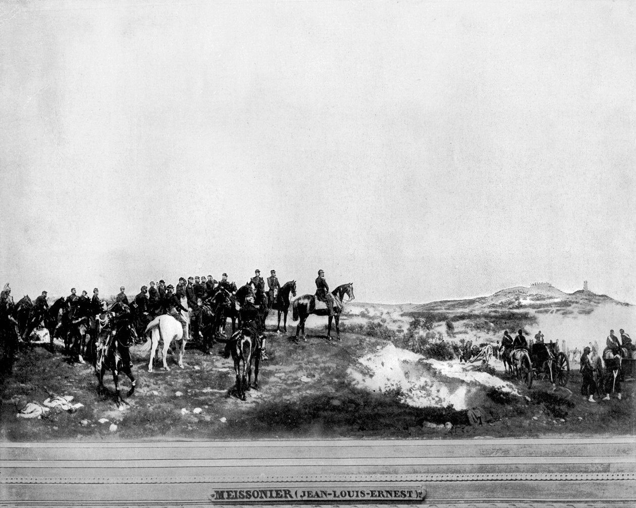 Napoleon III w bitwie pod Solferino, 1859, 1893. autorstwa John L. Stoddard