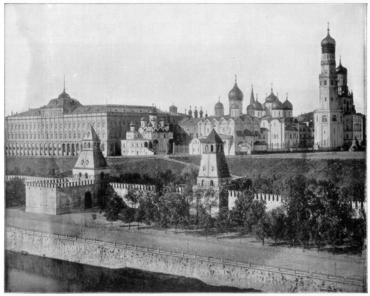 Kreml, Moskwa, koniec XIX wieku autorstwa John L. Stoddard