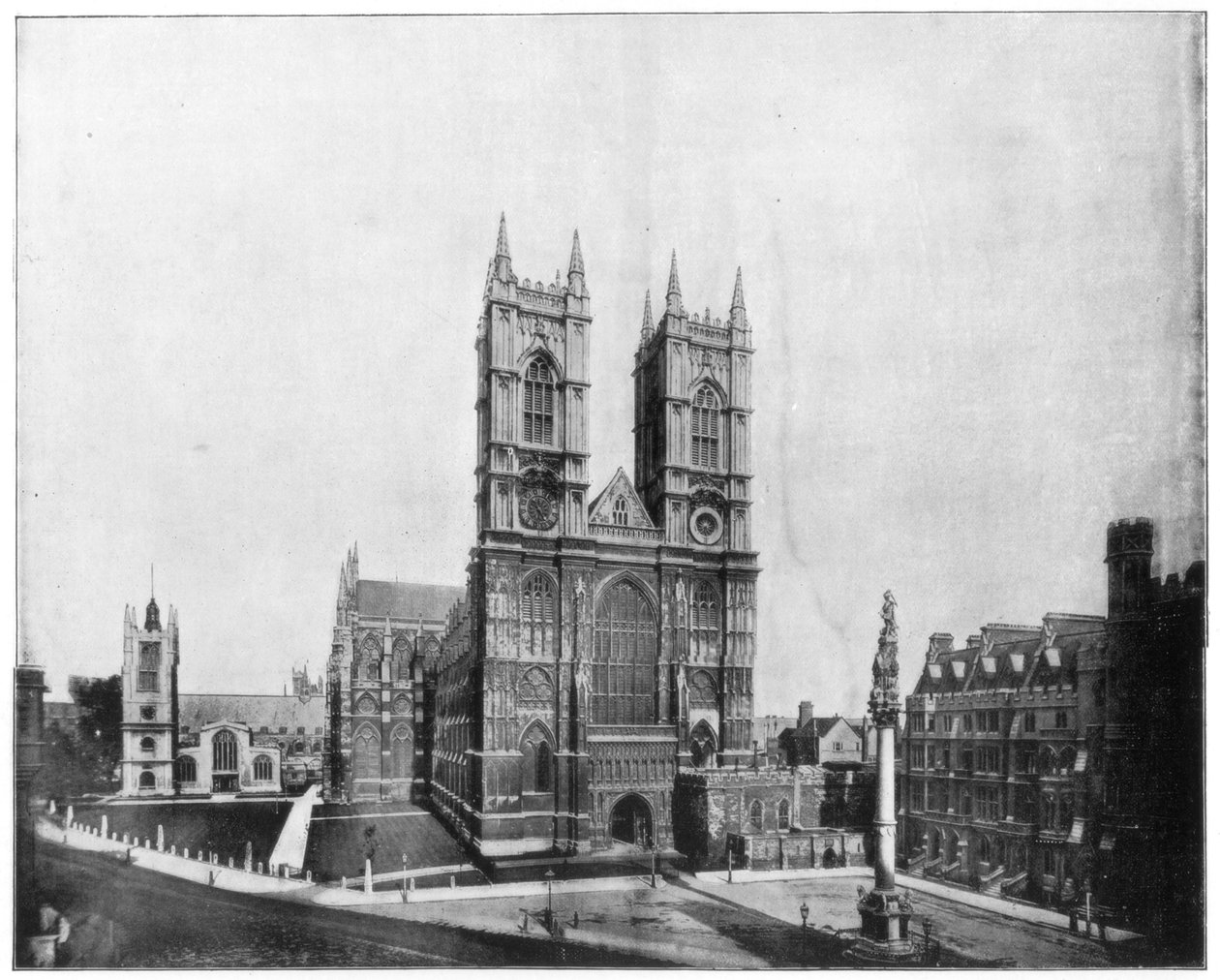 Opactwo Westminsterskie, Londyn, koniec XIX wieku autorstwa John L. Stoddard