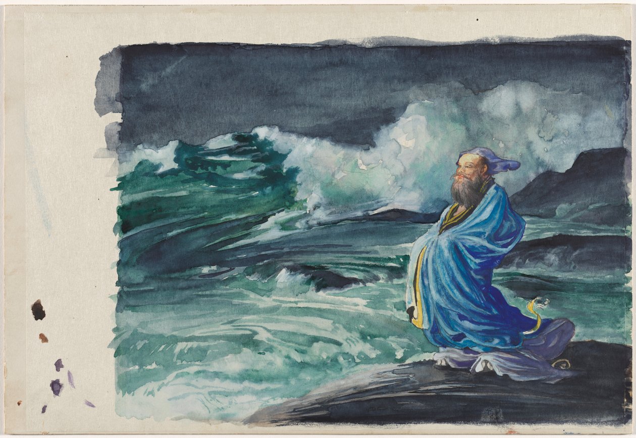 Ryszi wzniecający burzę autorstwa John La Farge