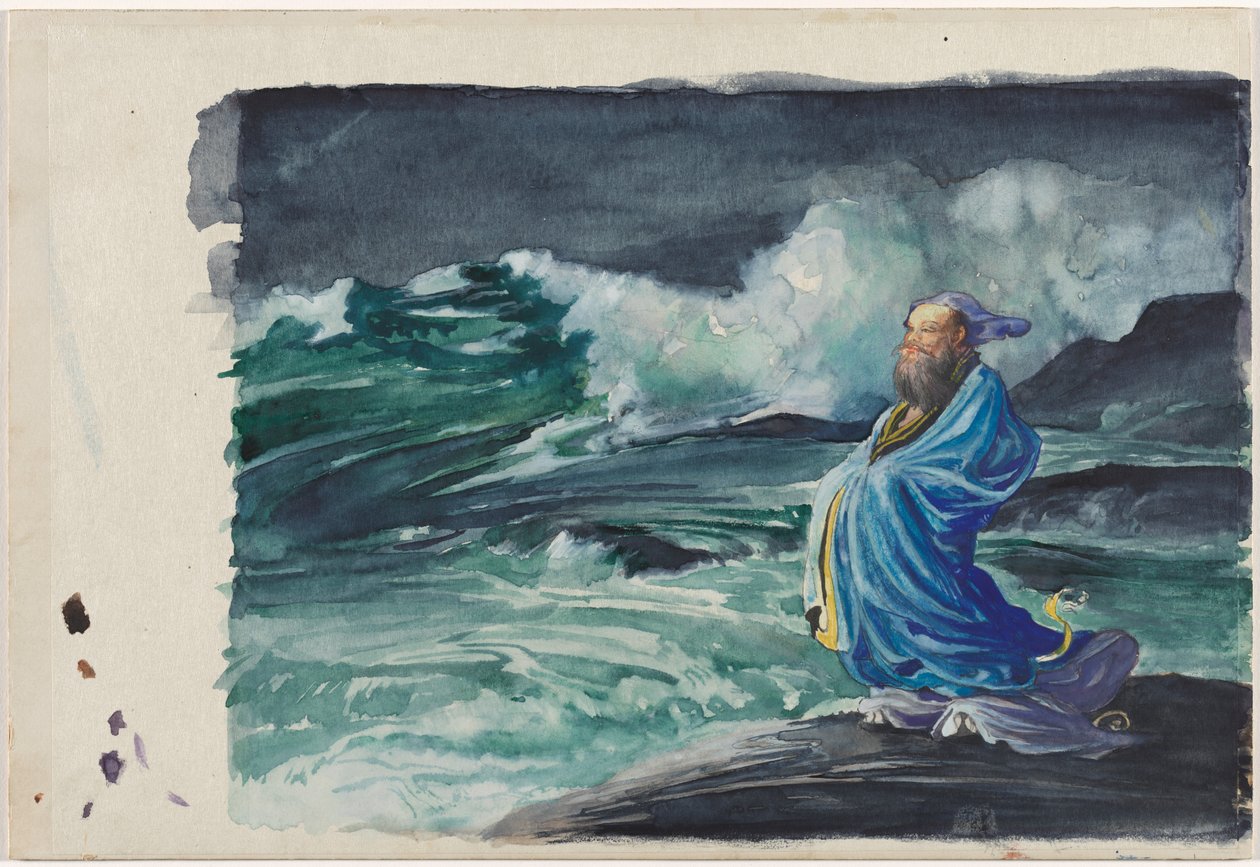 Ryszi wzniecający burzę, 1897. autorstwa John La Farge