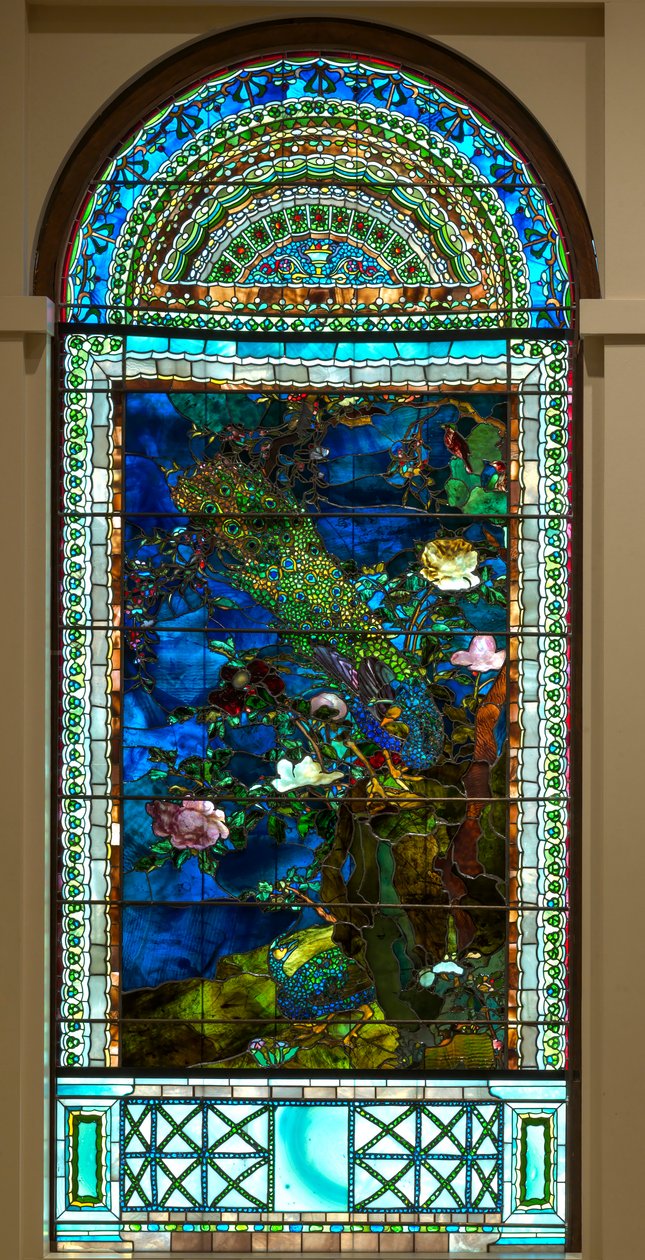 Pawie i piwonie I autorstwa John La Farge